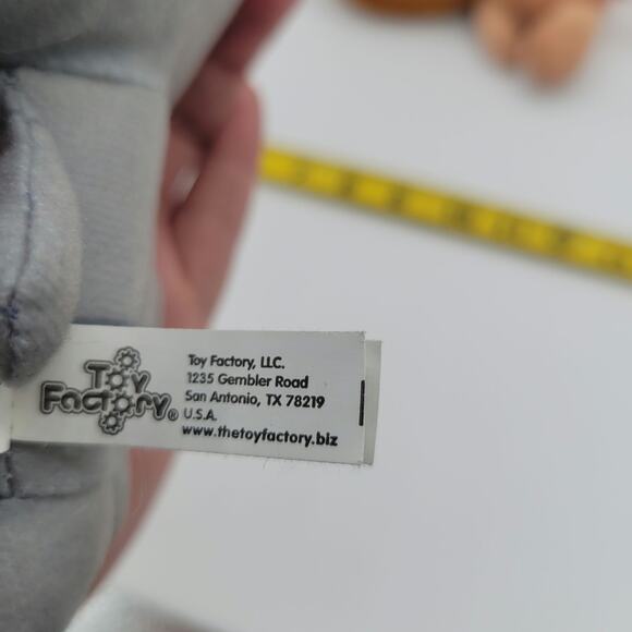 Wizard of Oz Tin Man and Lion Toy Factory Stuffed Toys - 8" Plushes - Picture 6 of 7